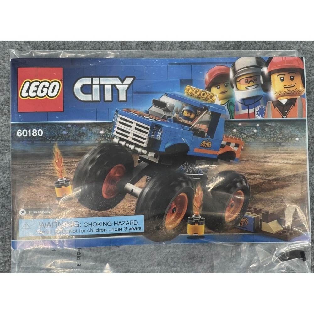 LEGO 60180 City Monster‎ Truck Instruction Manual Only OEM Original